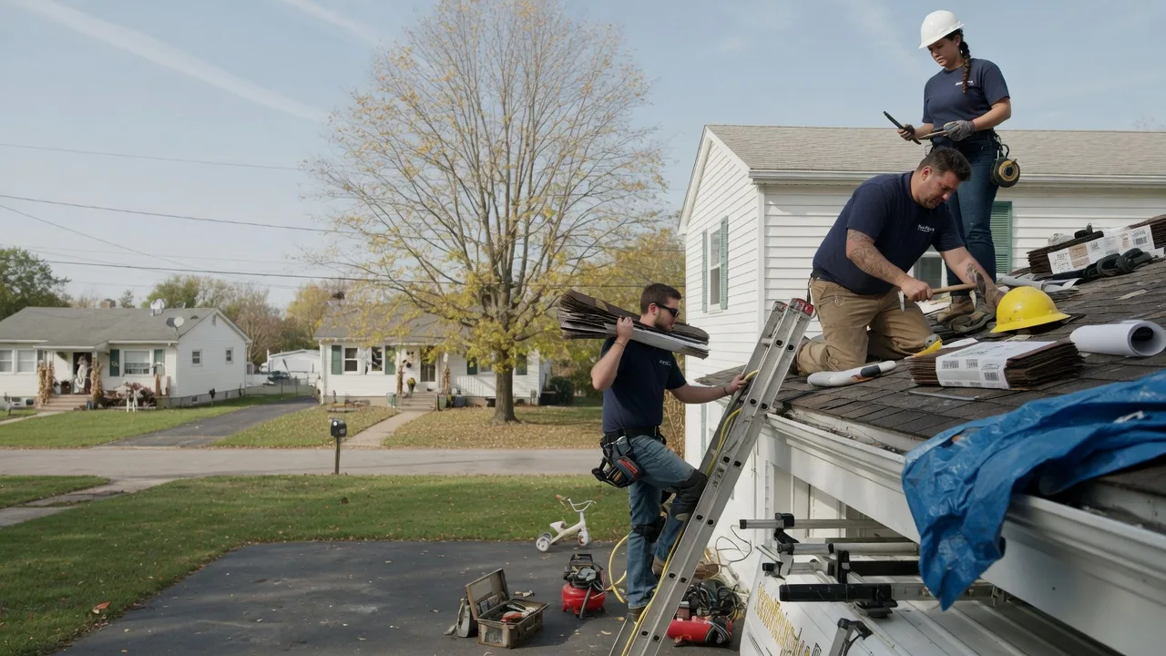 Local Roofing Contractors in New Douglas, IL near me